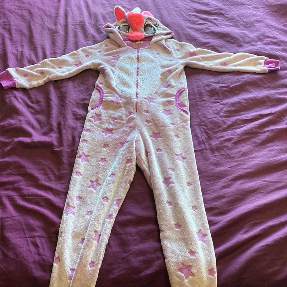 Unicorn fleece Onesie 7/8